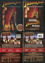 Indiana Jones &amp; The Temple Of Doom Dvd 3D Slipcover Ringtone Paramount Video New - £7.82 GBP