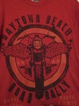 Nwot - Daytona Beach Road Rally 1978 Adult Size L Red Short Sleeve Tee - $18.99