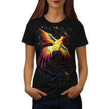 Colourful Bird Art Animal Shirt Nature Bird Women T-shirt - £10.41 GBP