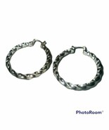 925 Sterling Silver Hoop Earrings, Large Hoop Earrings for Women, hoop t... - $105.64 CAD