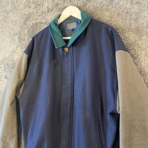 Vintage Pendleton Jacket Mens Extra Large Wool Made in USA Bomber Colorblock - £25.51 GBP