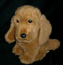 10&quot; Vintage 1994 24K Polar Puff Andrew Puppy Dog Tan Stuffed Animal Plush Brown - £18.68 GBP