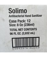 Solimo  Hand Sanitizer Soothing Gel 8 Fl Oz Cases .25 Each (12 Bottles) - $34.65