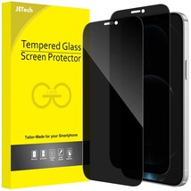 JETech Privacy Full Coverage Screen Protector for iPhone 12 Pro Max 6.7-... - £13.56 GBP