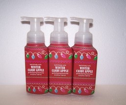 3 Bath &amp; Body Works Winter Candy Apple Gentle Foaming Hand Soap 8.75 oz each - £18.07 GBP