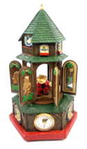 Mr Christmas Gold Label Carillon Clock Woodland Animals 30 Songs 2002 14&quot; - £111.65 GBP
