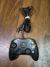 Xbox Controller S-Type Black Genuine Original OEM NO Breakaway Cable X08-69873 - £15.03 GBP
