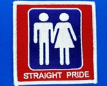 Straight Pride Iron On Embroidered Patch 3&quot; x 3&quot; - $4.99