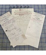 Ephemera Letterhead Receipts C. E. Cade Burkeville Texas Newton County 1... - $17.97