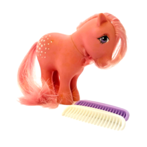 Cotton Candy My Little Pony Vintage 1982 Hasbro Hong Kong with 2 Combs - £10.50 GBP