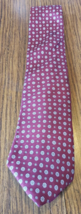 Maroon Geometric Dot Pattern 3.5 X 56 Inch Necktie Tie - $5.93