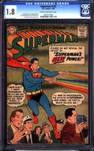 Superman #125 (1958) CGC 1.8 -- Curt Swan Superman&#39;s rainbow powers cover - £84.42 GBP
