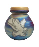 Patriot Eagle Raku Adult Urn - $205.95