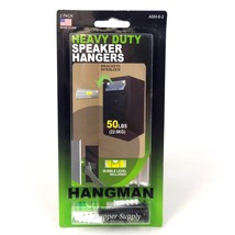 Hangman Heavy Duty Speaker Hangers 50lb Wall Mount Bracket Kit with Leve... - $13.69