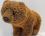 Unipak Standing Brown Grizzly Bear Fluffy Stuffed Plush Animal 13” CUTE ... - £9.69 GBP