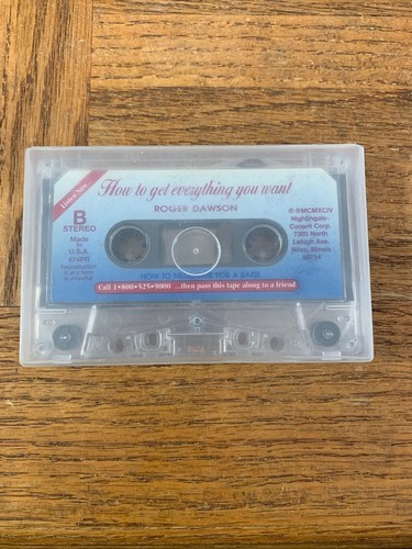 Roger Dawson Attraper Everything Vous Voulez Cassette - $166.20