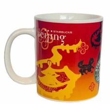 Starbucks Coffee mug cup collectible Beijing China dragon temple Fu Lion... - £39.52 GBP