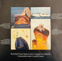 1965 Seagram&#39;s Crown Royal Whiskey Advertisement Distillery Liquor DWF15 - $454.76 MXN