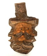 Vtg Wooden Carved Old Man Beard Head Bust - Hillbilly - Wall Hanger - 7.... - €32,78 EUR