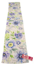 Spring Mix Bluebird Floral Table Runner 13x72 inches - $15.83