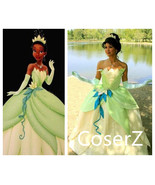 Tiana Dress, Princess Tiana Costume - £135.09 GBP