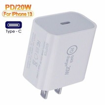 20W Fast Charger Pd Usb C Power Adapter For Iphone 14 13 12 Pro Max 11 Xr 8 Ipad - £11.98 GBP