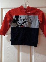 Disney Junior Mickey Mouse Size 4T Kids Hooded Sweatshirt - $9.99