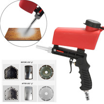 Media Spot Sand Blaster Gun Hand Held Portable Air Gravity Feed Sandblaster 21Lb - £30.36 GBP