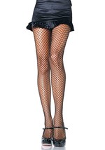 Leg Avenue Women&#39;s Industrial Net Pantyhose Black One Size - £17.01 GBP