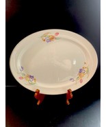 Hall Superior Oval Platter Tulip Pattern 13.5&quot; By 10&quot; - $9.30