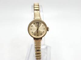 Vintage Hamilton Mechanical Watch Women Running 10k R.G.P 20mm Expandable Band - £47.96 GBP