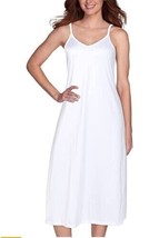 Vanity Fair Spin Slip Sz M / 34 #10158 Reversible Neckline White 32&quot; NWT - £19.19 GBP