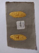 WW2 ARMY OFFICER ARMOR CORPS CLOTH COLLAR INSIGNIA NOS WITH WW2 LABEL :K... - $13.86