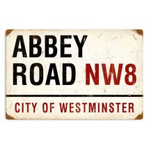 Abbey Road Vintage Metal Sign - £31.11 GBP