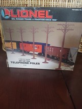 Vintage Lionel 6-2181 Set of Ten Telephone Poles O &amp; 027 Guage-NOS-New &amp; Sealed - £23.26 GBP