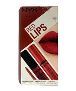NEW NYX Red Lips Set Liner Lip Cream Butter Gloss Gift Set - $30.05 CAD