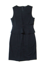 Theory Dellera in Black Stretch Knit Sleeveless Peplum Sheath Dress 2 $265 - £22.57 GBP