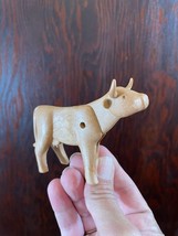 Vintage Playmobil Cow Heifer Cow with Horns Moveable Head 1976 - £5.37 GBP