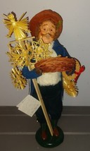 Byers Choice 2004 Cries of London Straw Vendor with Straw Ornaments - £51.36 GBP