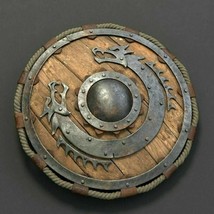 Medieval Dragon Shield, Round Shield, Viking round rope shield, Cosplay Battle - £91.75 GBP