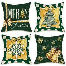 Fahrendom 4-Pack 16x16 Red Green Xmas Tree Snowflake Outdoor Pillow Covers - $4.06 Fahrendom 4-Pack 16x16 Red Green Xmas Tree Snowflake Outdoor Pillow Covers - $4.06