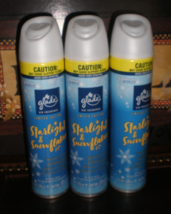 (3) Glade Starlight &amp; Snowflake Scent Air Freshener Room Spray 8.3 Oz Each - £12.43 GBP