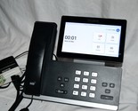 Yealink SIP-T58A VoIP Office Phone Telephone Very Clean With Plug 516c2 - $90.21