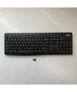 Logitech - K270 Wireless Keyboard PC/MAC - Includes Unifying Receiver - $21.99 CAD