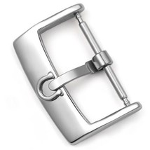 316L Stainless Steel Top Quality Watch Buckle 16mm for OMEGA in Silver - $15.30