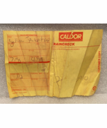 1 Caldor Raincheck Ticket 1991 Yellow Jacket Trap*Pre-Owned/Folded* BT2 - $7.99