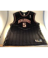 Authentic On Court Reebok NBA New Jersey Nets Jason Kidd #5 Jersey Size XL - £21.79 GBP