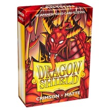 Arcane Tinmen Deck Protector: Dragon Shield: Japanese: Matte: Crimson (60) - $11.97