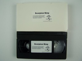 The Scorpion King VHS Demo Tape Only Dwayne Johnson Very RARE - £41.00 GBP