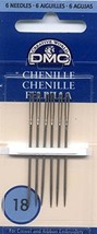 DMC 1768 18 Chenille Hand Needles 6 Pack Size 18 Blue - $287.61 MXN